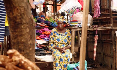 Batsinda market woman