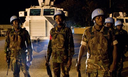 Malawian peacekeepers in Côte D'Ivoire were key to the success of the UN mission there, known as UNOCI. Photo Credits:UN Photo/Patricia Esteve
