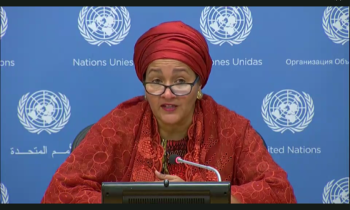 Deputy Secretary-General Amina J Mohammad
