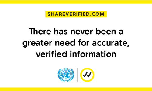 Verified will provide information around three themes:  science — to save lives; solidarity ...