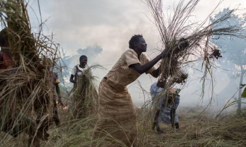 “Even though we are far from the nearest town right now, I have hope that our lives will be better,” says Esther Ojabajon, a South Sudanese refugee.  © UNHCR/Will Swanson