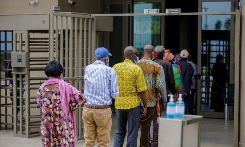 Currently 6 million people are vaccinated on average every week in Africa.