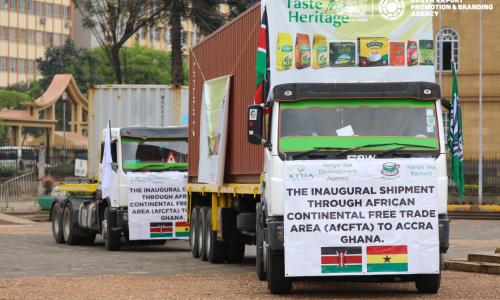 KetepaLtd in Kenya  shipped a tea consignment to Ghana.