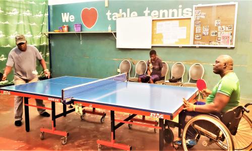 George Wyndham, a Sierra Leonean Paralympian, will be competing in table tennis in Tokyo