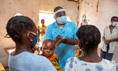 Raphael Salanga at Nkhunga Health Centre in Nkhotakota District, Malawi. Photo: Homeline Medi