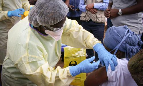 Ebola vaccination is underway in Guinea to curb new outbreak