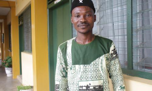 Award-winning Ghanaian teacher Ebenezer Otoo.
