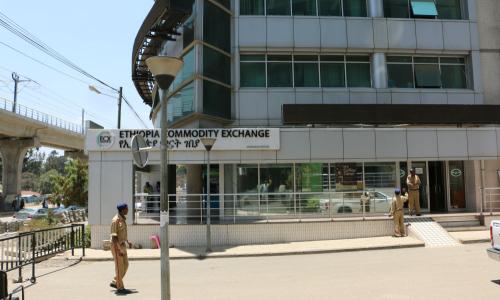 Ethiopia Commodity Exchange building in Addis Ababa, Ethiopia. Photo: Africa Renewal/Masimba Tafirenyika