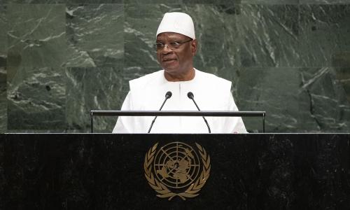 Ibrahim Boubacar Keita, President of the Republic of Mali, addresses the general debate of the General Assembly’s seventy-fourth session.