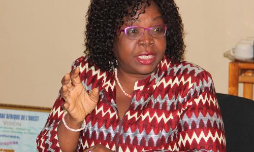 Togolese politician and former presidential candidate Kafui Adjamagbo-Johnson