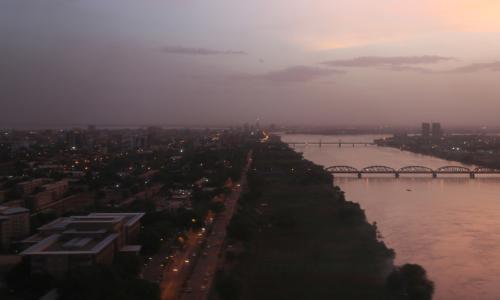 Taswira ya kutoka angani ya mji mkuu wa Sudan, Khartoum