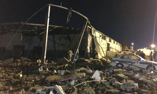 Hali baada ya mashambulizi ya Jumanne usiku dhidi ya kituo kinachoshikilia wakimbizi Tajoura, mashariki mwa Tripoli.