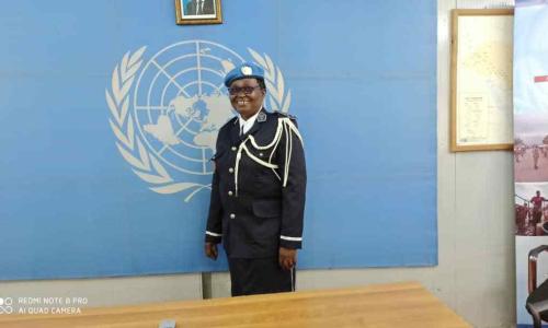 Lieutenant-Colonel Doamba Sawadogo from Burkina Faso, serving in DR Congo