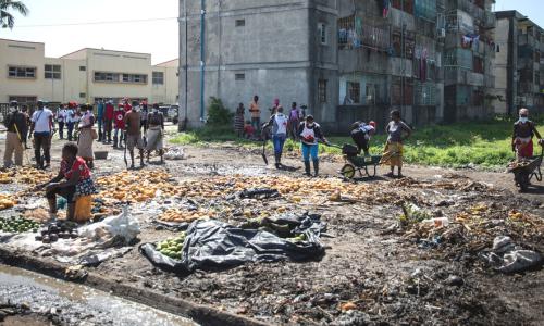In Mozambique, many Beira communities affected by Cyclone Idai face serious waste management issues, raising the risk of disease.