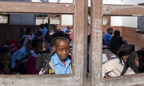 Some schools in Mozambique were able to stay open in the aftermath of Cyclone Idai