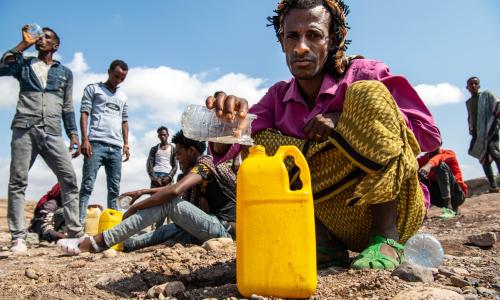 The lack of access to clean water, or money to buy it, is among the major risk factors for migrants transiting through Djibouti.