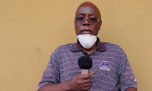 Adrien Bali, mwenye umri wa miaka 56 akizungumza katika hospitali ya Mtakatifu Joseph mjini Kinshasa, nchini DRC baada ya kupona COVID-19.