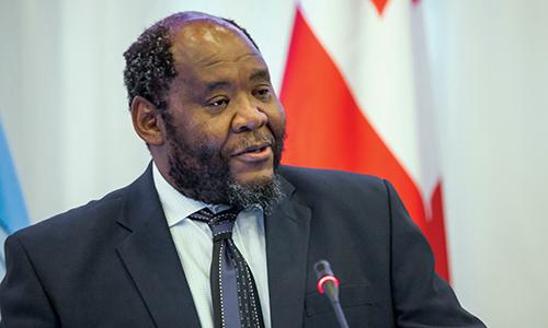 Pali Lehohla, Statistician-General of Statistics South Africa.  ITU/ R. Farrell