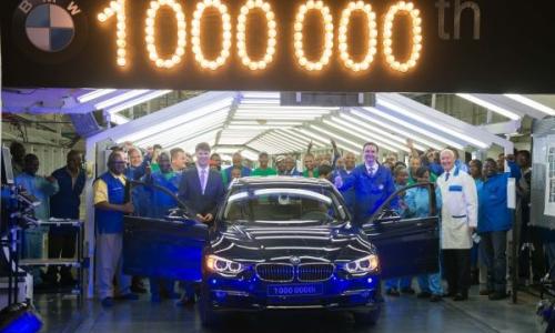 BMW South Africa announces the production of its one-millionth BMW 3 Series sedan at its manufacturing plant in Rosslyn, Pretoria in South Africa. Photo: BMW Group