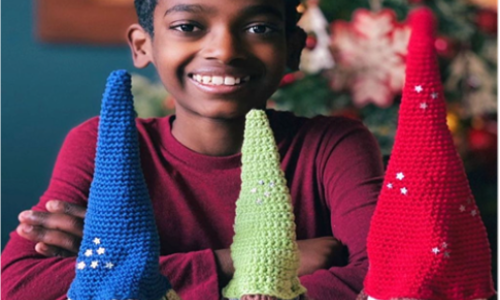 "Crochet Brings the World Together, One Stitch at a Time," - Jonah Larson