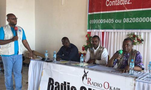 Mwezi Septemba mwaka 2018, Radio Okapi ilikuwa na matangazo ya moja kwa moja kutoka Beni, Kivu Kaskazini ambako kulikuwa ni kitovu cha mlipuko wa Ebola