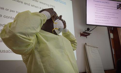 Drawing on Ebola readiness to tackle COVID-19