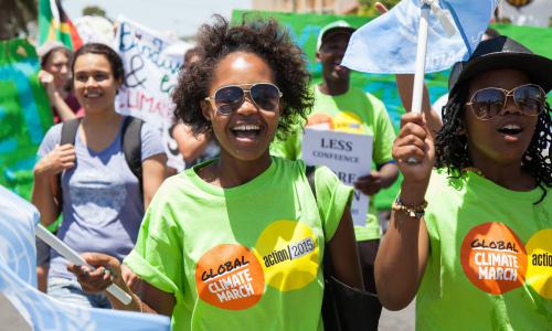 South African climate activists. Photo: Ashraf Hendricks /Anadolu Agency/Getty Images