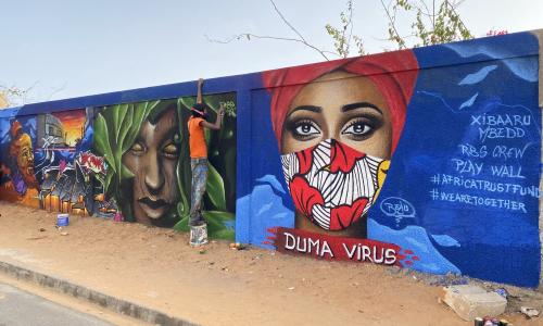 It is the word “Yakaar” (hope in Wolof) that is boldly scrawled in capitals Dakar.