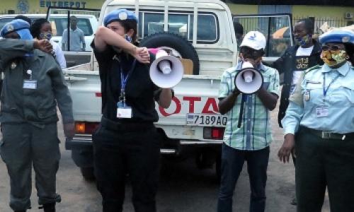 Before the COVID-19 pandemic, overstretched UN peacekeepers—civilian, military,  and police—were a thin blue line helping to protect civilians, support peace agreements and contain conflicts in hot spots and war zones across the globe.