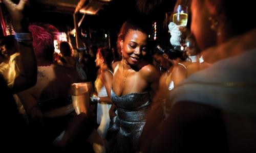 Angolans party in the Miami Beach Nightclub in Luanda. Photo: Panos/ Robin Hammond