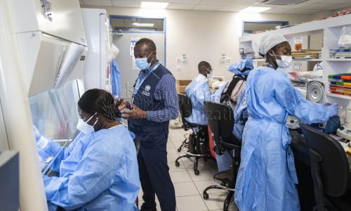 The Noguchi Advanced Research Laboratories, Ghana where samples of COVID-19 are tested.