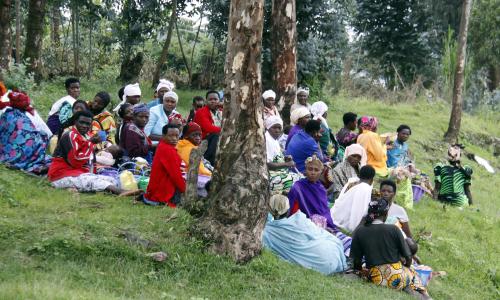 Women Group meeting Ruhengeri, Rwanda