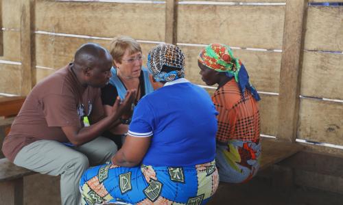 Kamishna Mkuu wa haki za binadamu, Michelle Bachelet alipotembelea Bunia, huko Jamhuri ya Kidemokrasia ya Congo, DRC mwezi Januari mwaka huu wa 2020
