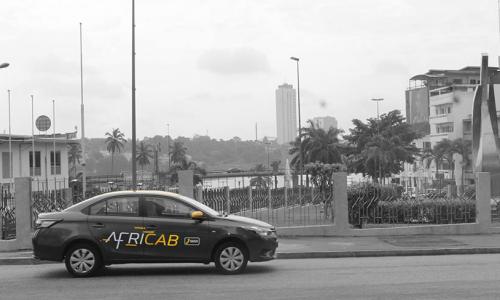 Africab service in Abidjan, Côte d’Ivoire. Photo: Africab