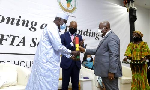 Commissioning and handover of the AfCFTA secretariat headquarters