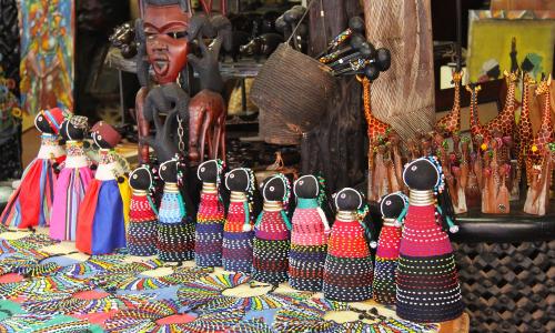Picha ya sanaa na ufundi wa Kiafrika.