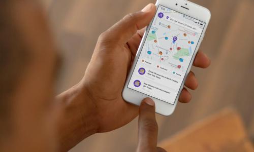 HOM is a secure contactless solution used to aid and support users during an outbreak.
