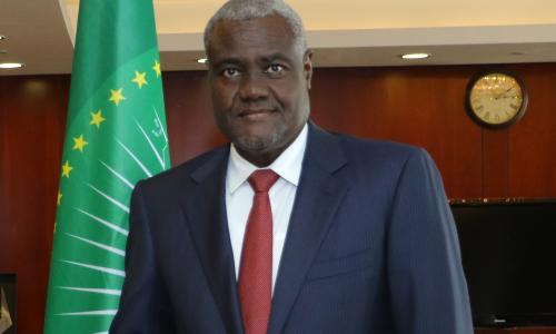 AU Commission Chairperson Moussa Faki Mahamat