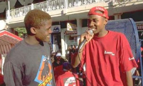 Young Botswanan activists have been key in public AIDS education and prevention programmes.  Photo : ©UNAIDS / G. Pirozzi
