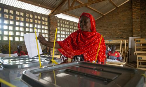 Despite a fragile security situation, Central Africans overwhelmingly exercised their civic duty by