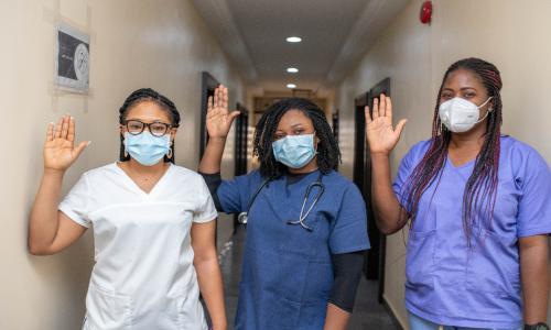Les travailleuses de la santé de première ligne au Nigeria