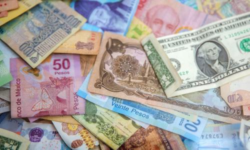 An image of bank notes.