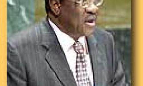 Amos Wako, Ministre de la justice du Kenya : "L'Afrique a mûri et assume la responsabilité première de son développement et de sa destinée." Photo : ©Nations Unies