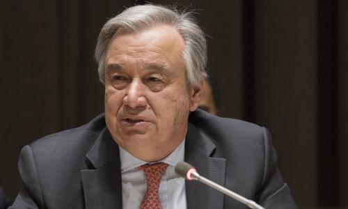 United Nations Secretary-General António Guterres.