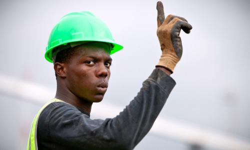 An image of a construction worker