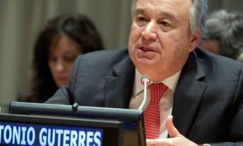 UN Secretary-General Antonio Guterres