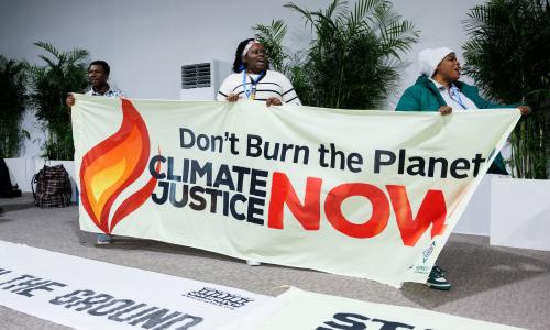 Civil society actions at the ongoing 2024 Conference of Parties (COP 29), dubbed the “Financing COP,” are taking place in Baku, Azerbaijan, from November 11–22, 2024.