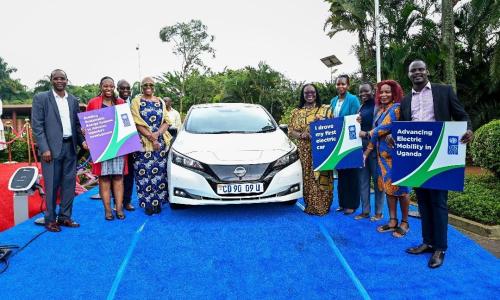 In 2023 UNDP in Uganda added its first electric car into their fleet as a major step forward for Uganda’s transition to a clean energy future.