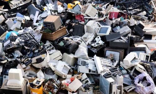 Electronic waste.