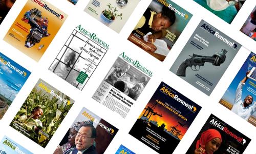 Image of various covers of the magazine